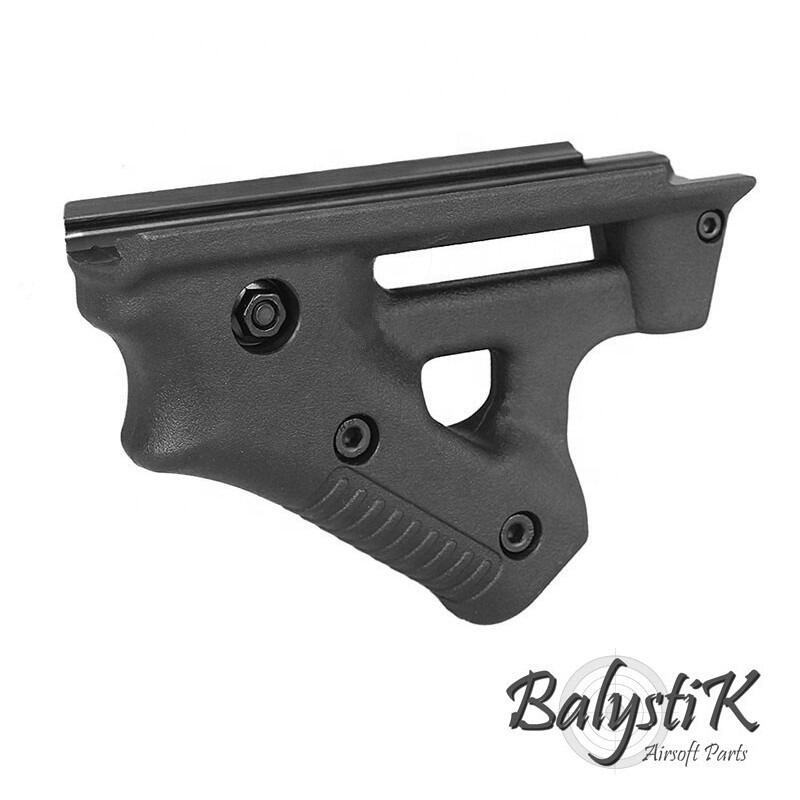 Balystik Fighter Angled Fore Grip for Weaver Rail-0