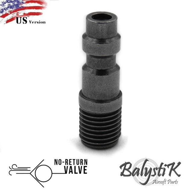 BalystiK HPA no return valve male fitting for GBB magazine (US Version)-0