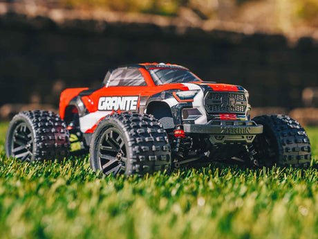 Arrma Granite GROM 4wd MT 1/18 RTR Mega with Lipo Battery and USB Charger - Black/Red-9