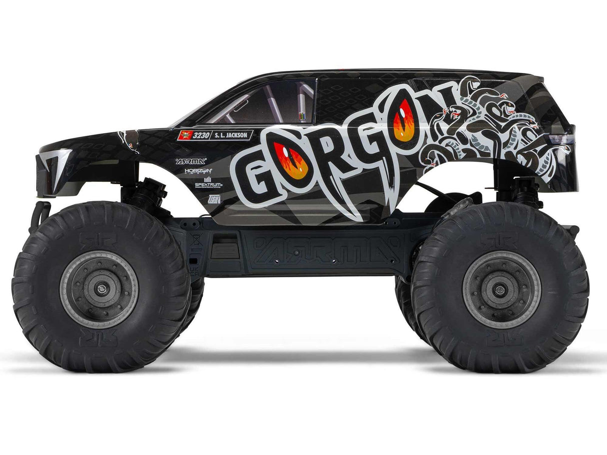 Arrma Gorgon 2wd MT 1/10 Ready-To-Assemble Kit w/8.4v/Chg - Gunmetal-3