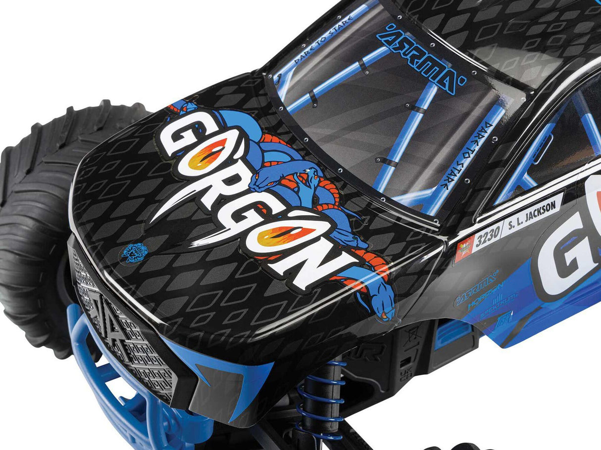 Arrma Gorgon 2wd MT 1/10 RTR (No Battery or Charger) - Blue-10