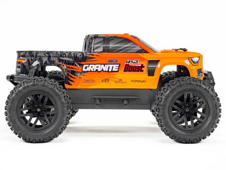 Arrma Granite Boost 4X2 550 Mega 1/10 2WD Monster Truck with Battery and Charger - Orange-12