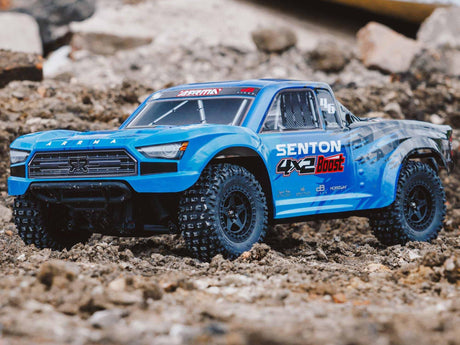 Arrma Senton Boost 4X2 550 Mega 1/10 2WD SC With Battery and Charger - Blue-1