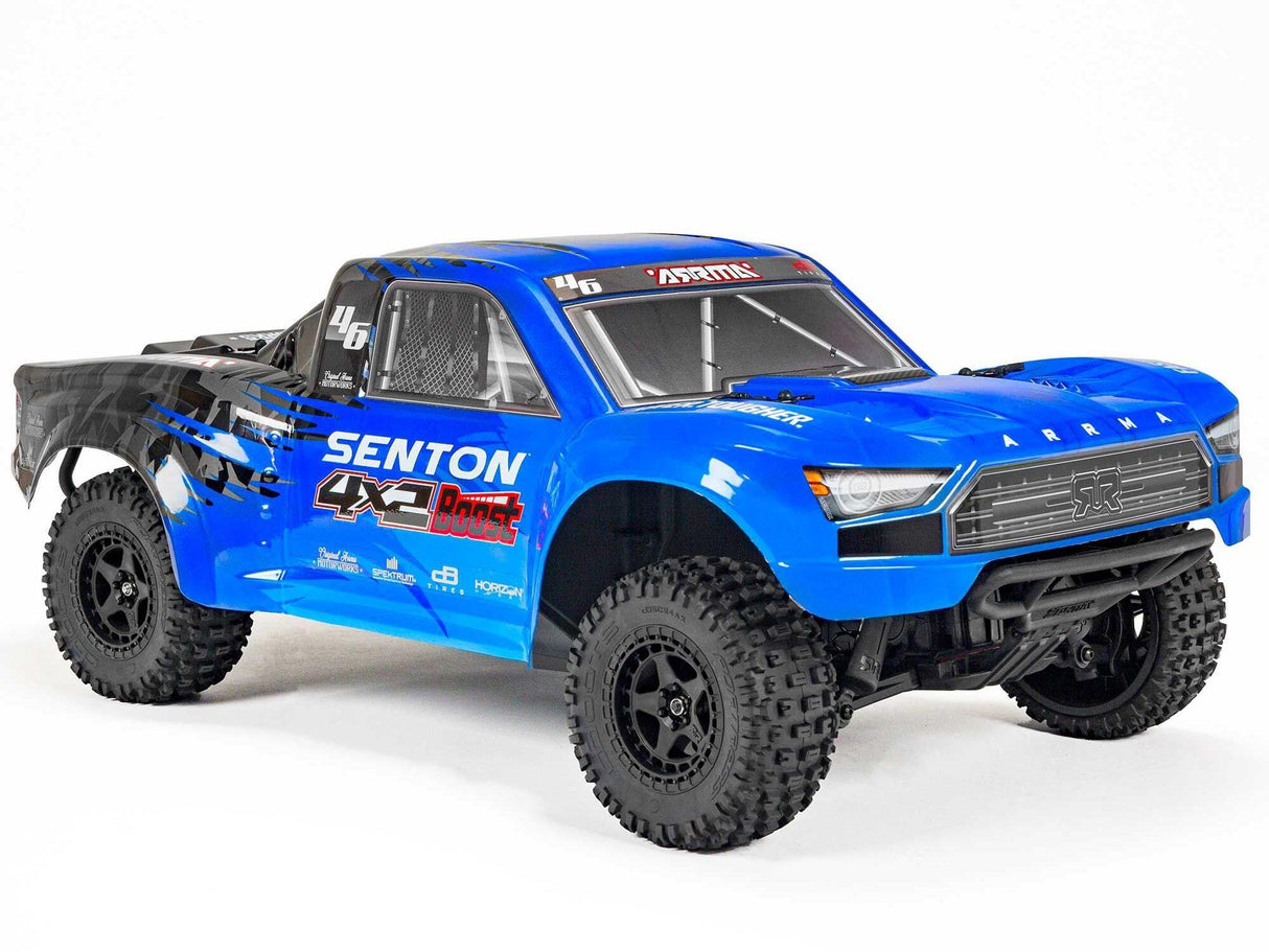 Arrma Senton Boost 4X2 550 Mega 1/10 2WD SC With Battery and Charger - Blue-9