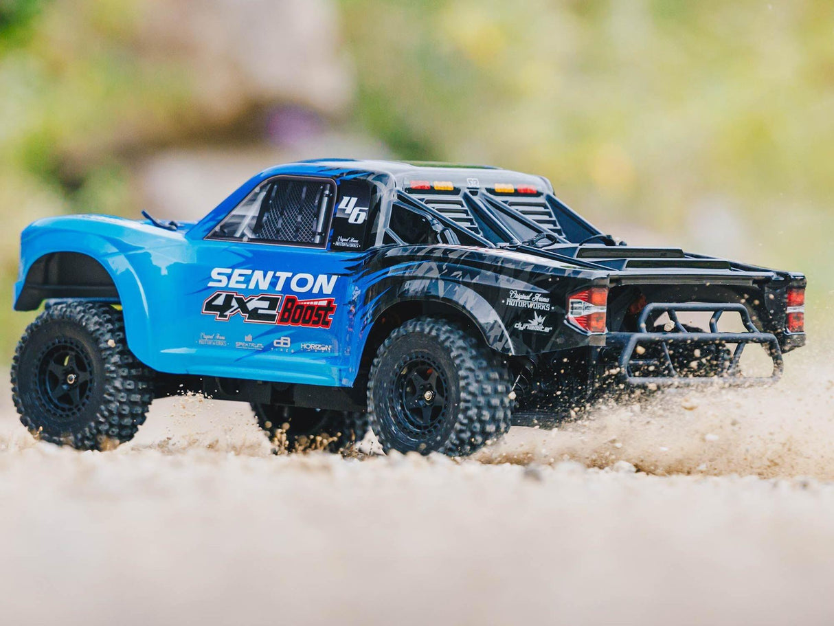 Arrma Senton Boost 4X2 550 Mega 1/10 2WD SC With Battery and Charger - Blue-16