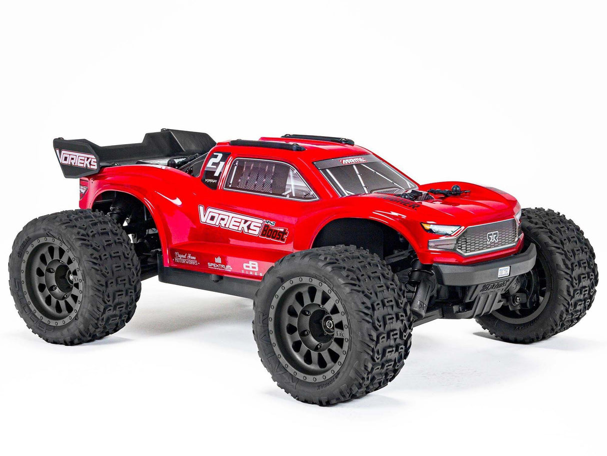 Arrma Vorteks Boost 4X2 550 Mega 1/10 2WD ST with Battery and Charger - Red-4