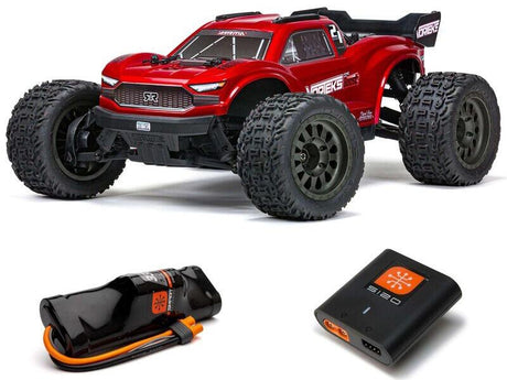 Arrma Vorteks Boost 4X2 550 Mega 1/10 2WD ST with Battery and Charger - Red-0