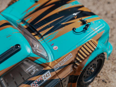 Arrma 1/8 Infraction 4X4 Mega Resto-Mod Truck RTR Int - Teal/Bronze-4