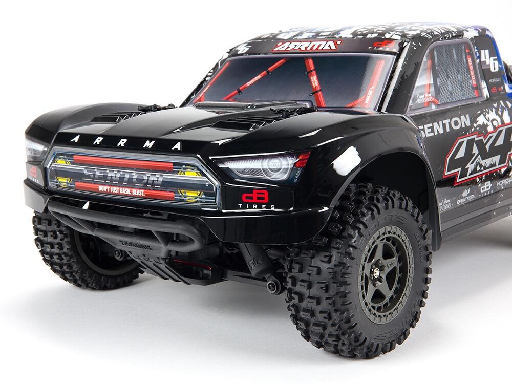 Arrma Senton 4X4 3S BLX Firma SLT3 Short Course Truck RTR - Blue/Black-2