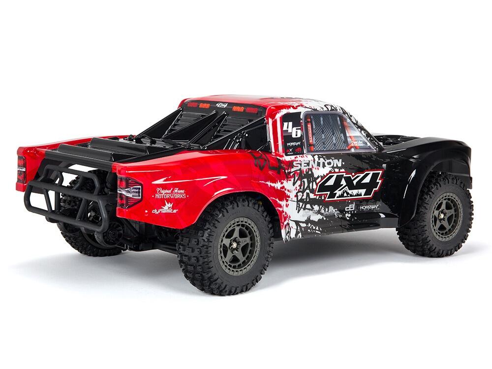 Arrma Senton 4X4 3S BLX Firma SLT3 Short Course Truck RTR - Red/Black-1