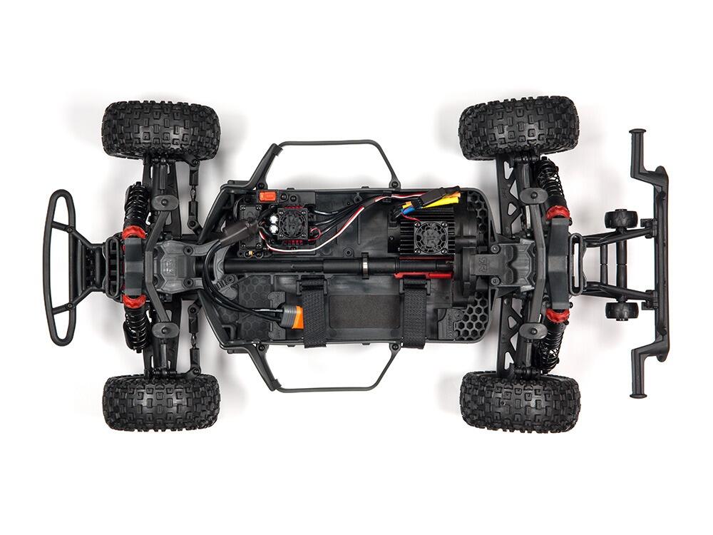 Arrma Senton 4X4 3S BLX Firma SLT3 Short Course Truck RTR - Red/Black-4