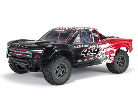 Arrma Senton 4X4 3S BLX Firma SLT3 Short Course Truck RTR - Red/Black-0