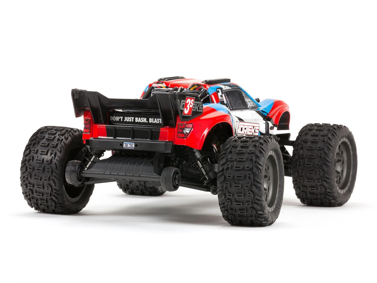 Arrma Vorteks 4X4 3S BLX 1/10 Stadium Truck RTR - Red-1