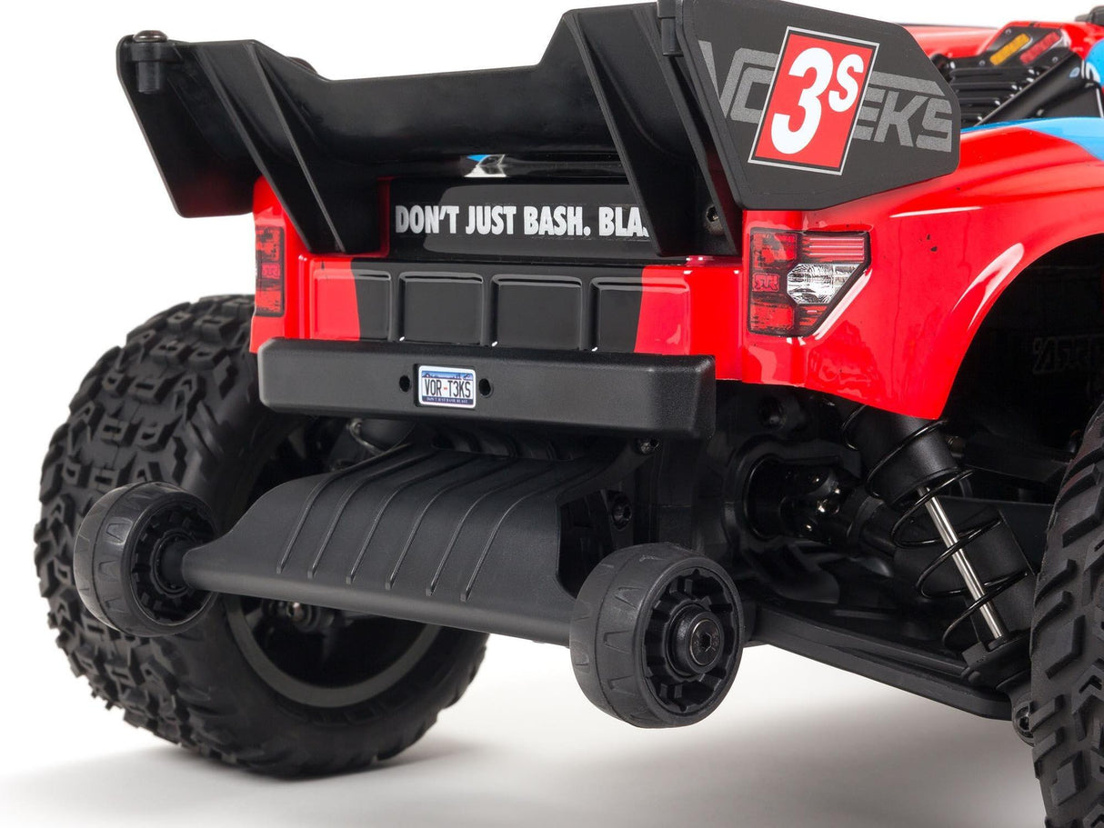 Arrma Vorteks 4X4 3S BLX 1/10 Stadium Truck RTR - Red-3