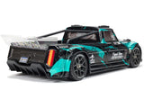 Arrma 1/8 Infraction 4X4 3S BLX 4WD All-Road Street Bash Resto-Mod - Black/Teal-1