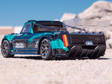 Arrma 1/8 Infraction 4X4 3S BLX 4WD All-Road Street Bash Resto-Mod - Black/Teal-6