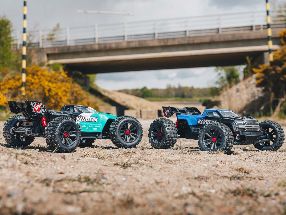 Arrma 1/10 Kraton 4X4 4S V2 BLX Speed Monster Truck RTR - Teal-18