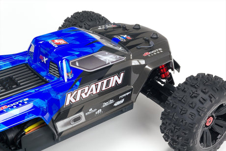 Arrma 1/10 Kraton 4X4 4S V2 BLX Speed Monster Truck RTR - Blue-3