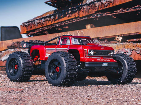 Arrma Outcast 4X4 8S BLX 1/5th Stunt Truck - Red-15