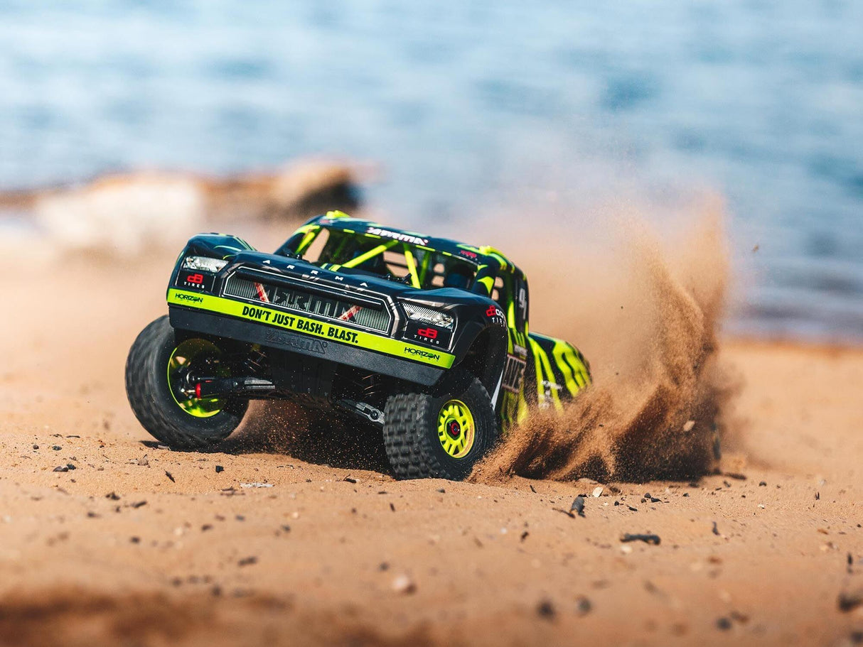 Arrma 1/7 Mojave 6S BLX Desert Truck - Black/Green-6