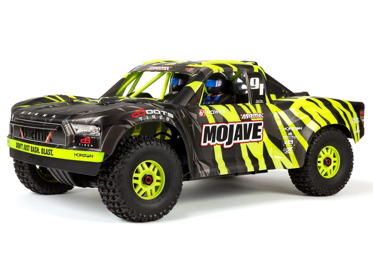 Arrma 1/7 Mojave 6S BLX Desert Truck - Black/Green-0