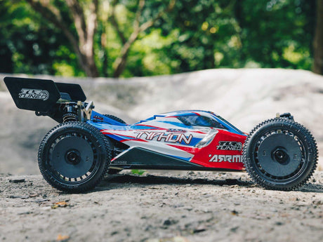 Arrma 1/8 TLR Tuned Typhon 6S 4WD BLX Buggy RTR - Red/Blue-1