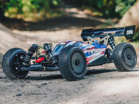 Arrma 1/8 TLR Tuned Typhon 6S 4WD BLX Buggy RTR - Red/Blue-0