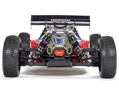 Arrma 1/8 TLR Tuned Typhon 6S 4WD BLX Buggy RTR - Red/Blue-10