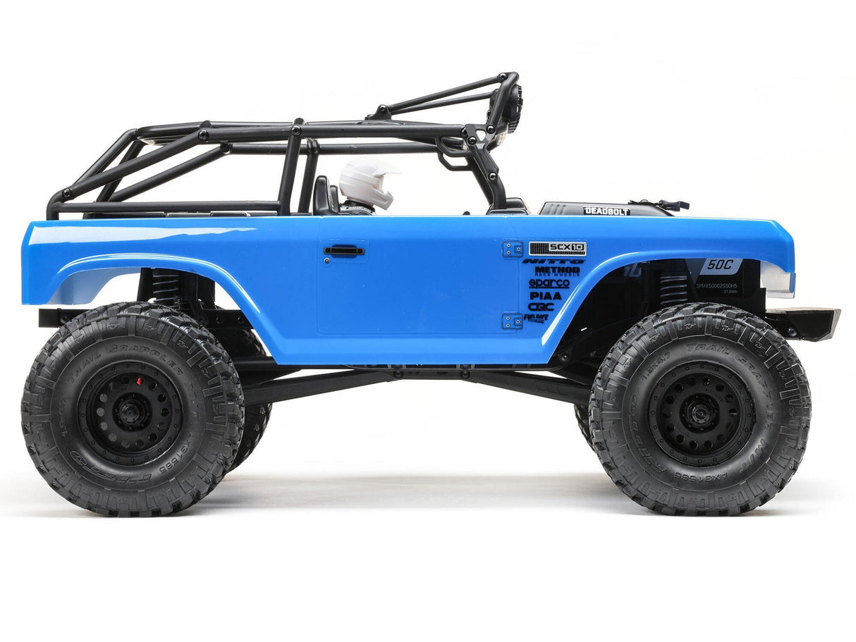 Axial 1/10 SCX10 II Deadbolt 4WD Brushed RTR - Blue-8