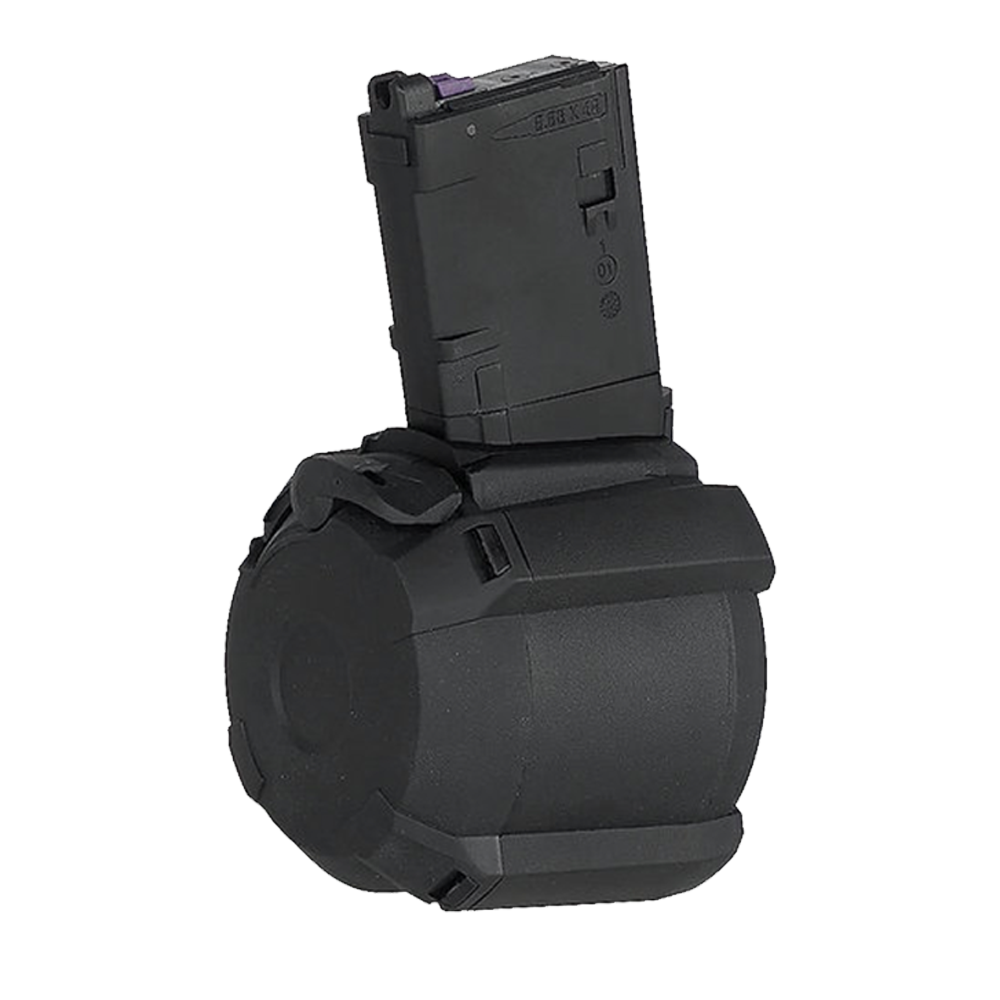 Cyma MWS D500 Gas/HPA 500rd Drum Magazine for M4 MWS System