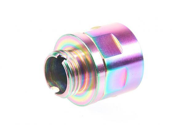 CowCow A01 Stainless Steel Silencer Adapter (11mm CW to 14mm CCW) - Rainbow-0