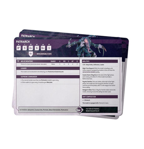 Datasheet Cards: Genestealer Cults-1