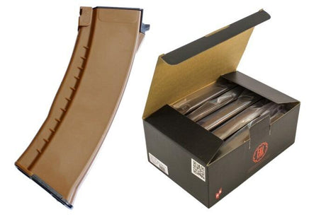 E&L AK74N Mid-Cap 120rd Magazines (5PK) - Brown-0