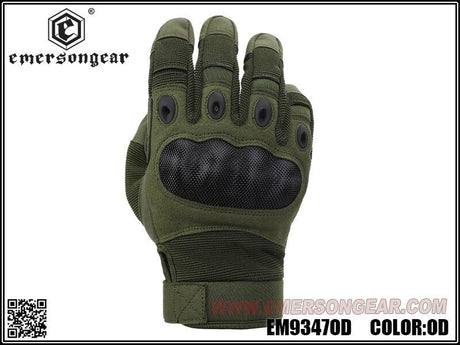 Emerson Tactical War Fighter Gloves - OD Green-0