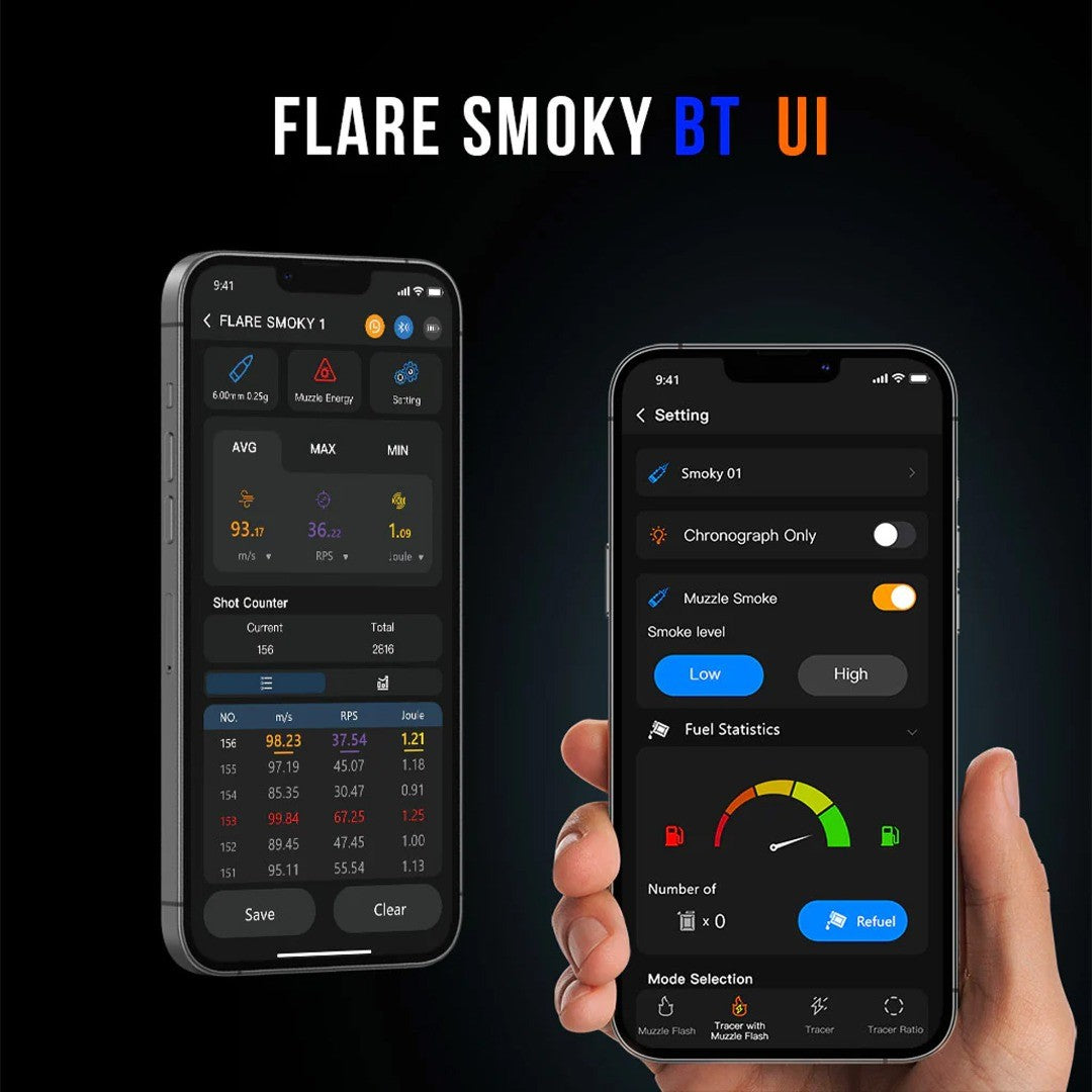 E-Shooter Smoky Flare BT Tracer Unit