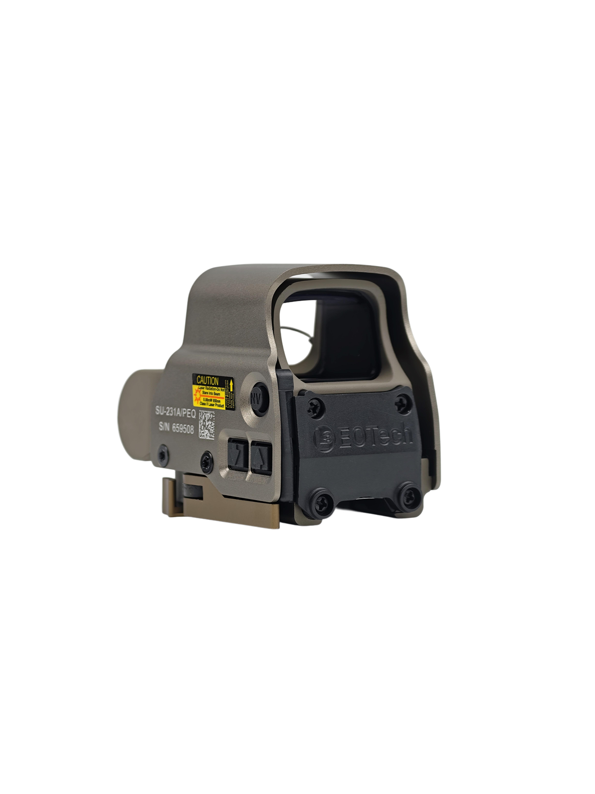 EvolutionGear 2026Ver. EXPS3 GBBR Rated MIL SPEC Markings, Clear Lense - FDE