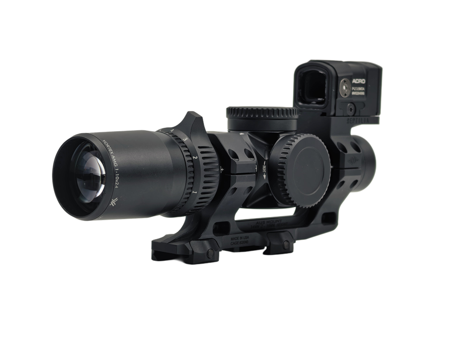 EvolutionGear KS-1 MAG 1-10X24mm FFP Scope w/ ACRO Combo - Black