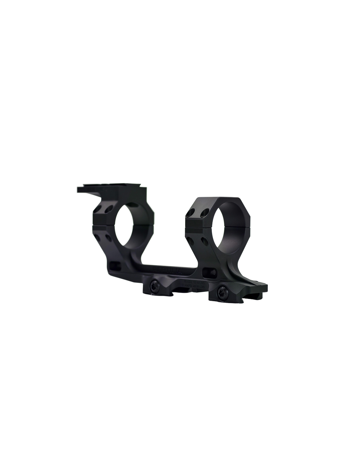 EvolutionGear AUS mount 1.54''/34mm W TOP/12 ACRO Mount Cerakoated - Black