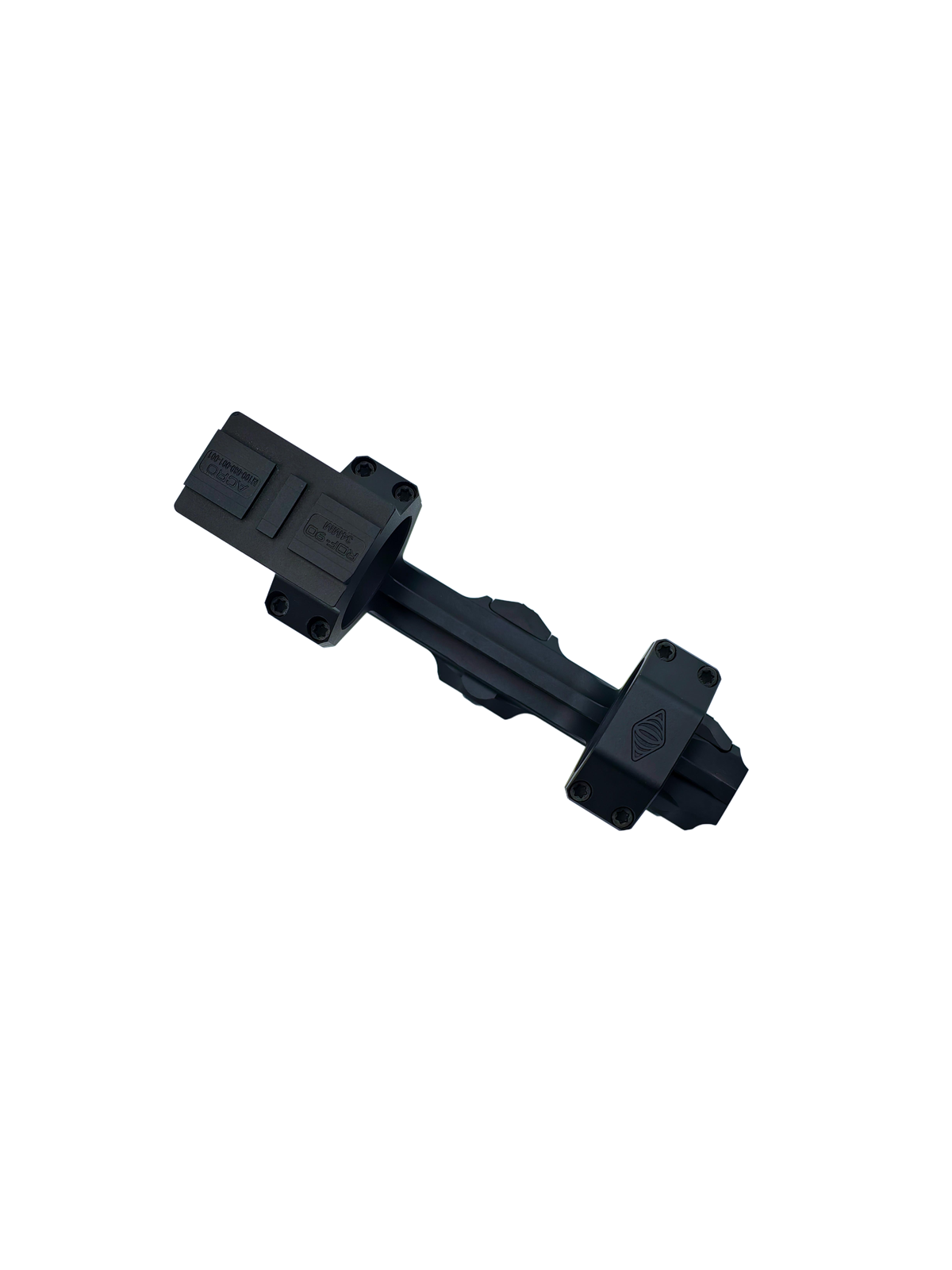 EvolutionGear AUS mount 1.54''/34mm W TOP/12 ACRO Mount Cerakoated - Black