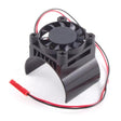 Fastrax Aluminium 36mm Motor Heatsink Fan Unit (Fan on Top)-0