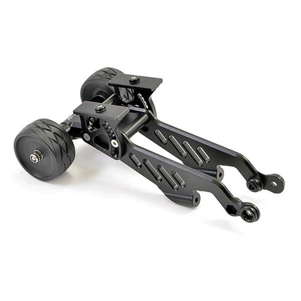 Fastrax Arrma Rear Wheelie Bar / Wing Mount - Black-0