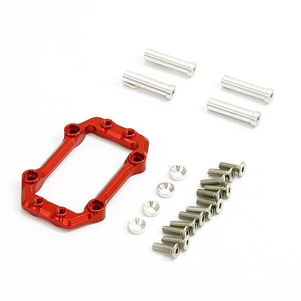 Fastrax Arrma Aluminium Servo Mount For Arrma 6s Cars - Red-0