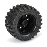 Proline 1/10 Hyrax Front/Rear 2.8" MT Tires Mounted - 12mm-4