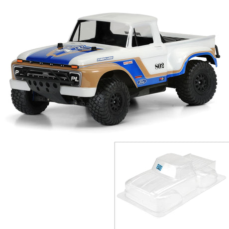 Pro-line 1/10 1966 Ford F-100 Clear Body: Short Course-0