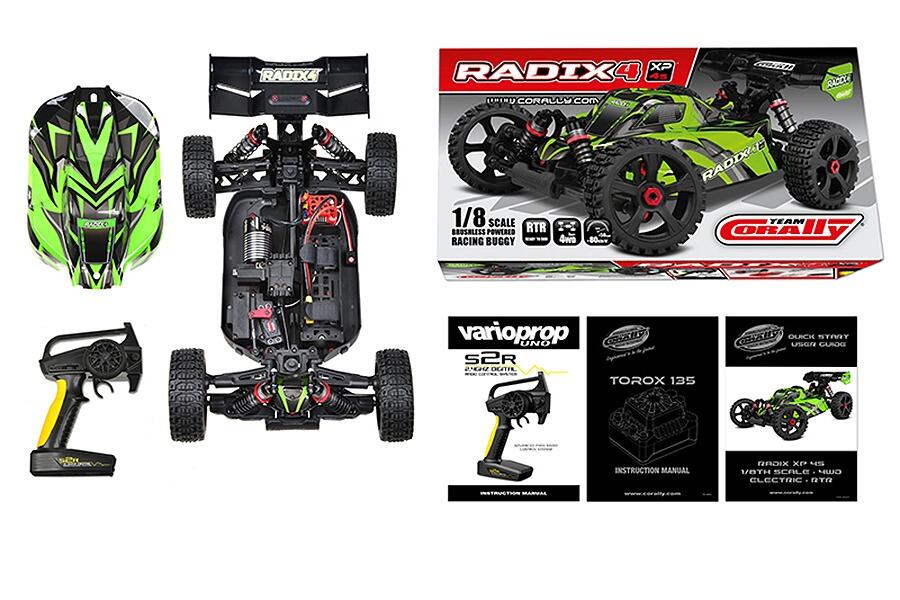 Team Corally Radix XP 4S Buggy 1/8 SWB Brushless RTR-9