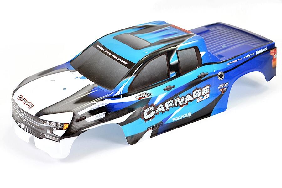 FTX Carnage 2.0 1/10 Brushed Truck 4WD RTR - Blue-11