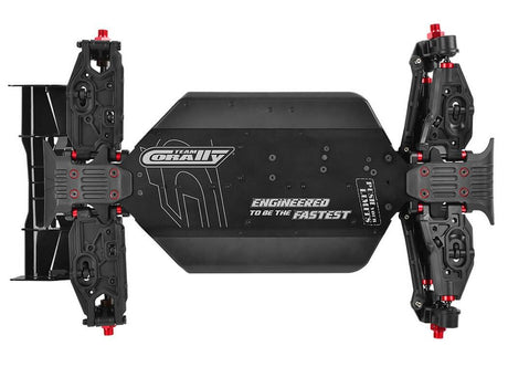 Team Corally Asuga XLR 6S Roller Buggy Chassis - Red-15