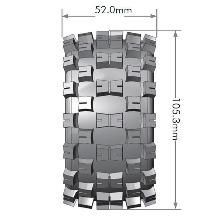 Louise RC 1/10 ST-MCROSS Soft Hex 14mm - Black-1