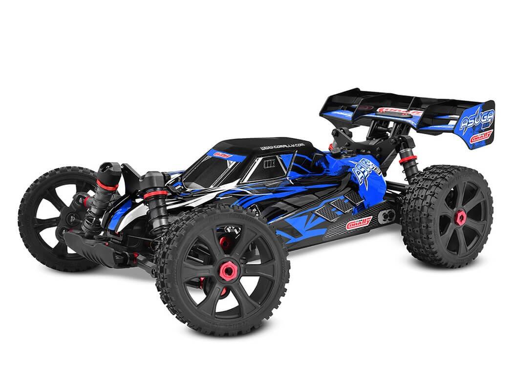 Team Corally Asuga XLR 6S Roller Buggy Chassis - Blue-0