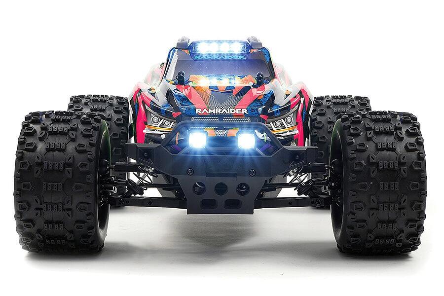 FTX Ramraider 1/10 Brushless Monster Truck RTR - Red/Blue-5